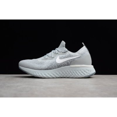 Nike Epic React Flyknit Wolf Gri / Platini Koşu Ayakkabısı Türkiye - UN38UXRC